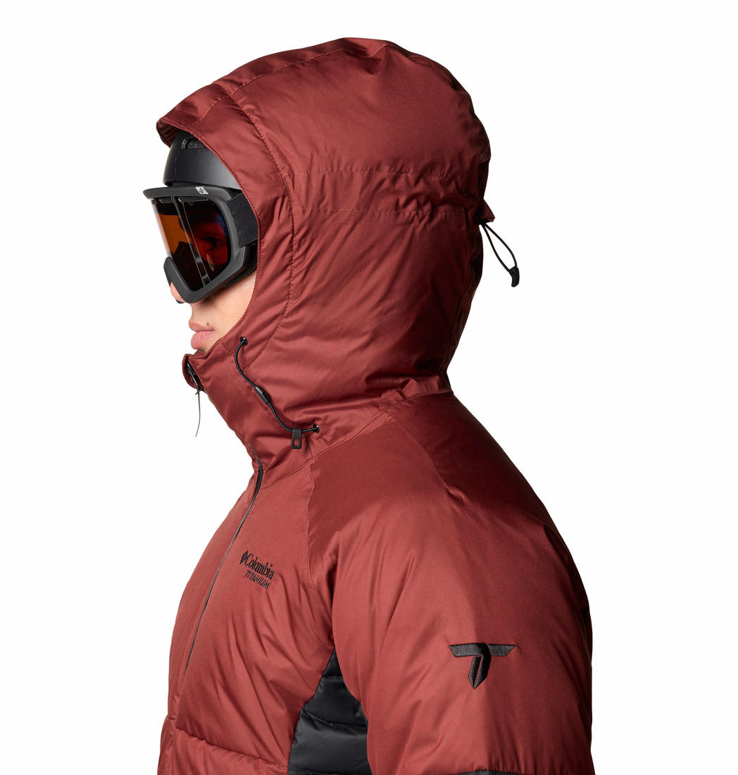 Columbia Mens Red Roaring Fork II Down Jacket