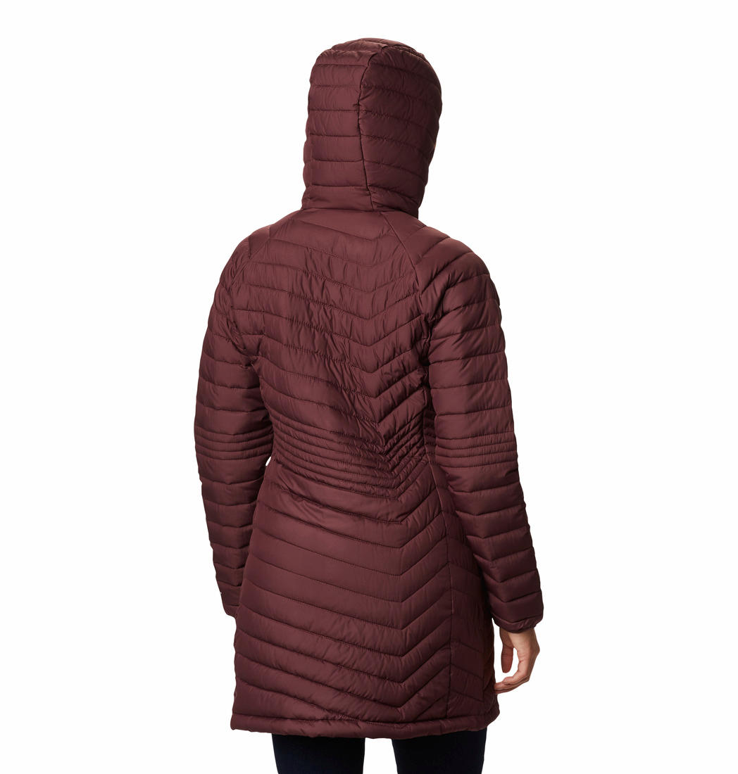 Columbia Women Maroon Powder Lite Mid Jacket