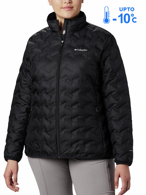 Columbia Women Black Omni-Heat Reflective Delta Ridge Down Jacket