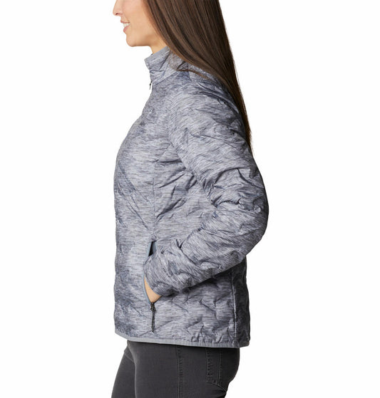Columbia Women Grey Omni-Heat Reflective Delta Ridge Down Jacket