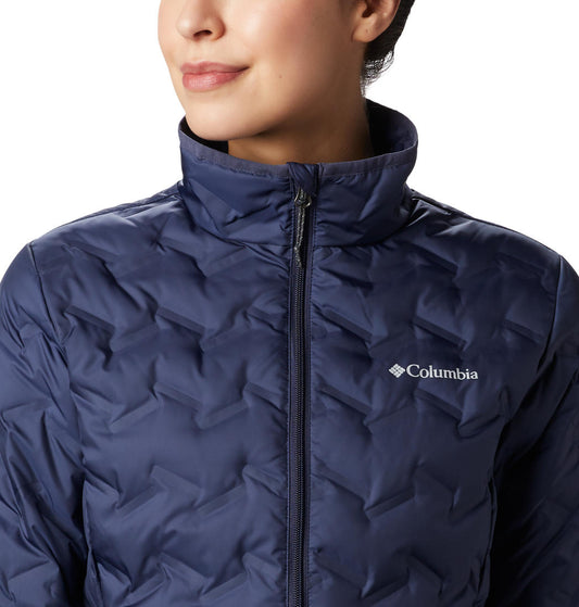 Columbia Women Navy Blue Delta Ridge Down Jacket