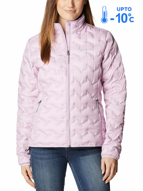 Columbia Women Purple Omni-Heat Reflective Delta Ridge Down Jacket