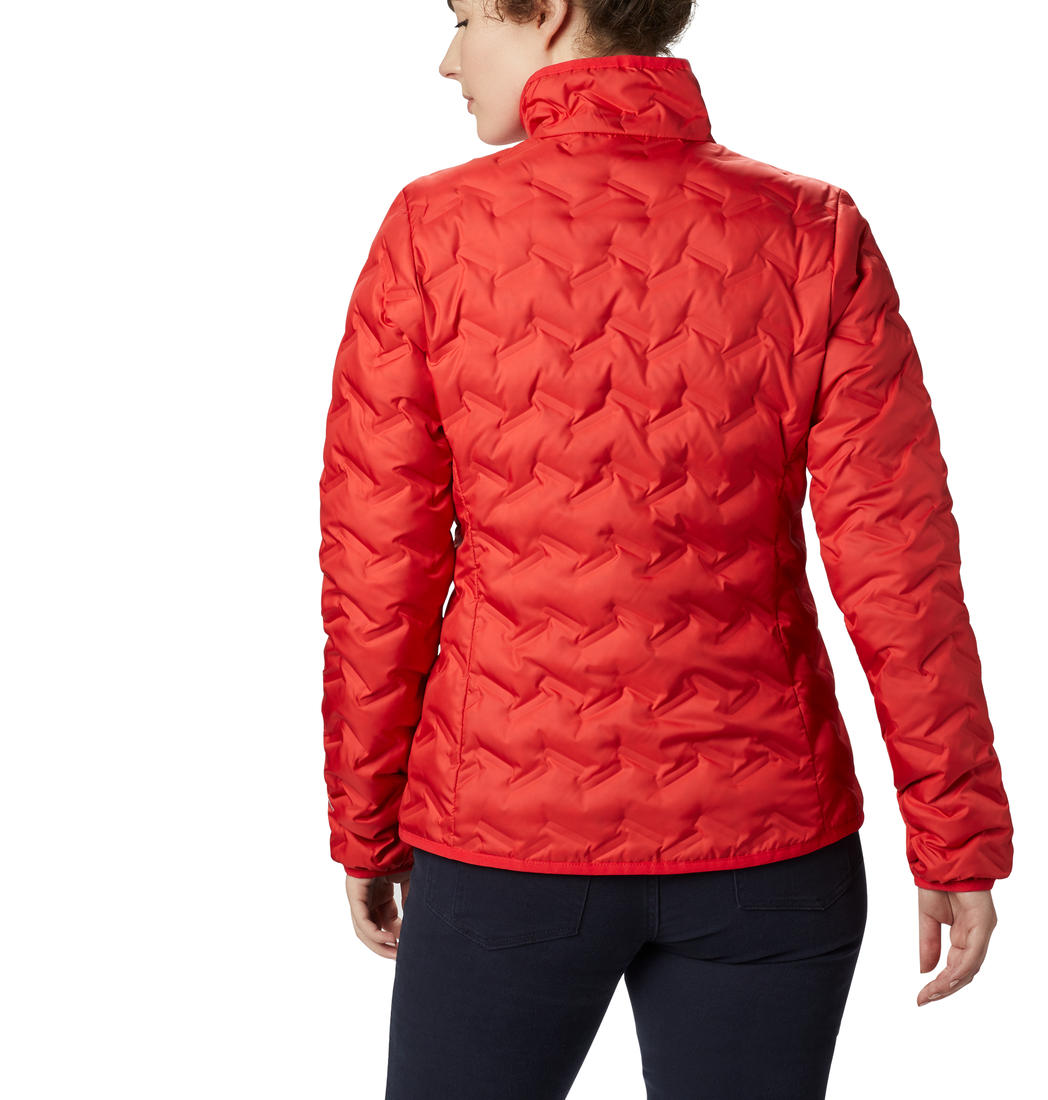Columbia Women Red Omni-Heat Reflective Delta Ridge Down Jacket