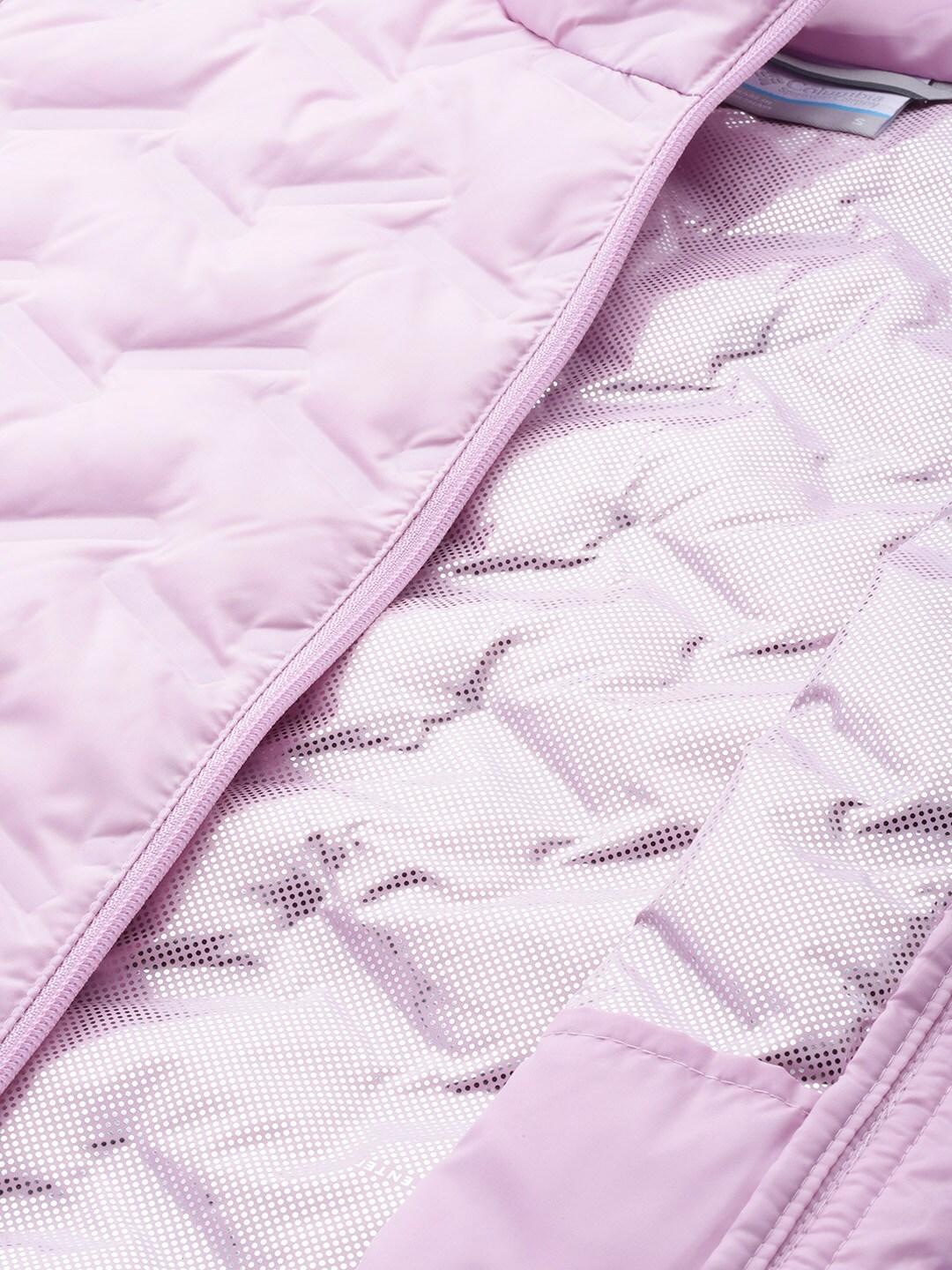 Columbia Women Purple Omni-Heat Reflective Delta Ridge Hooded Down Jacket