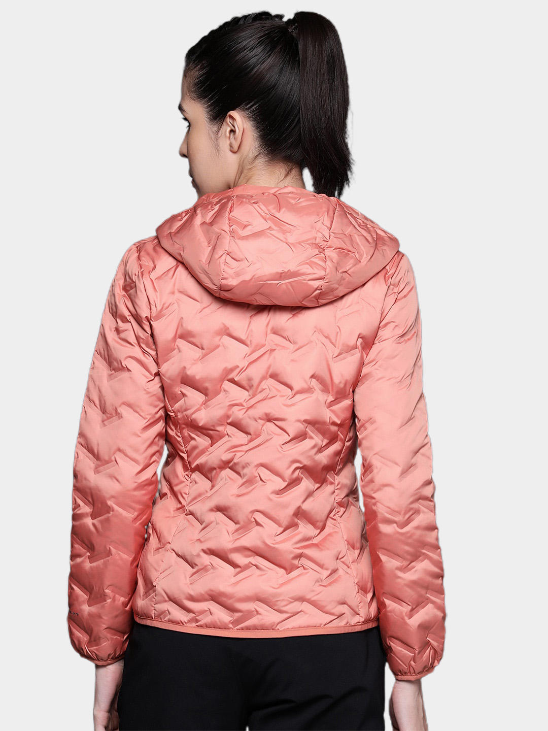 Columbia Women Peach Delta Ridge Down Hooded Jacket