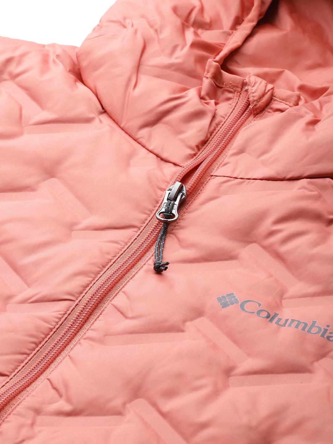 Columbia Women Peach Delta Ridge Down Hooded Jacket