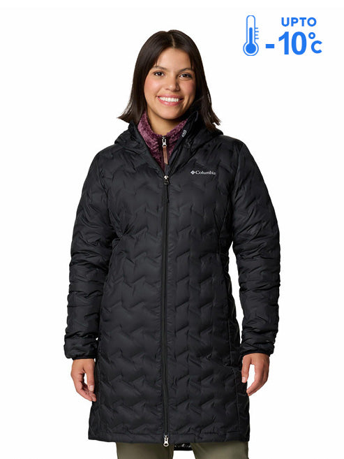 Columbia Women Black Omni-Heat Reflective Delta Ridge II Down Jacket