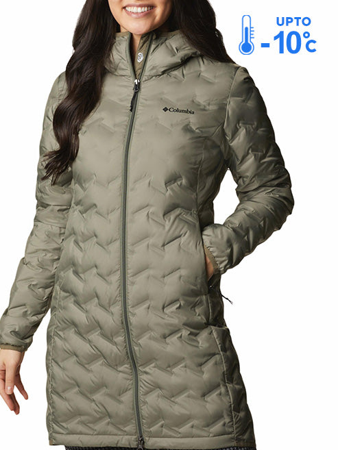 Columbia Women Green Omni-Heat Reflective Delta Ridge II Down Jacket
