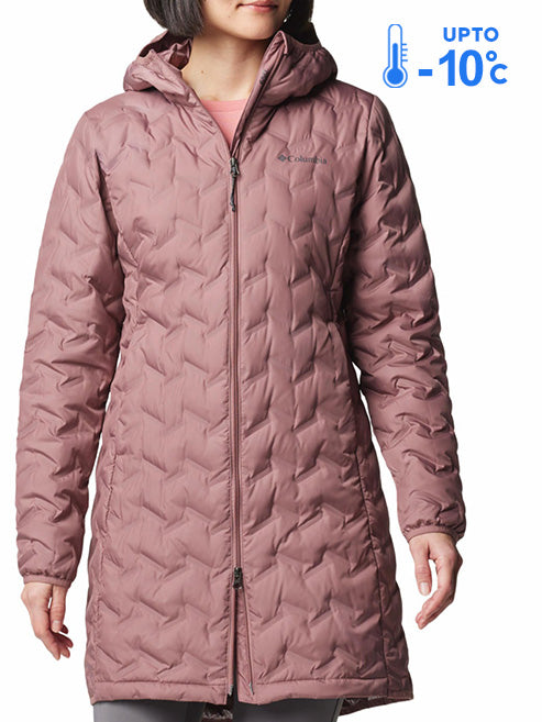 Columbia Women Red Omni-Heat Reflective Delta Ridge II Down Jacket