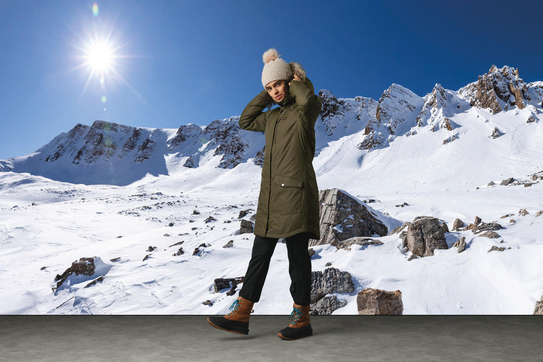 Columbia Women Olive Suttle Mountain Long Insulated Jacket