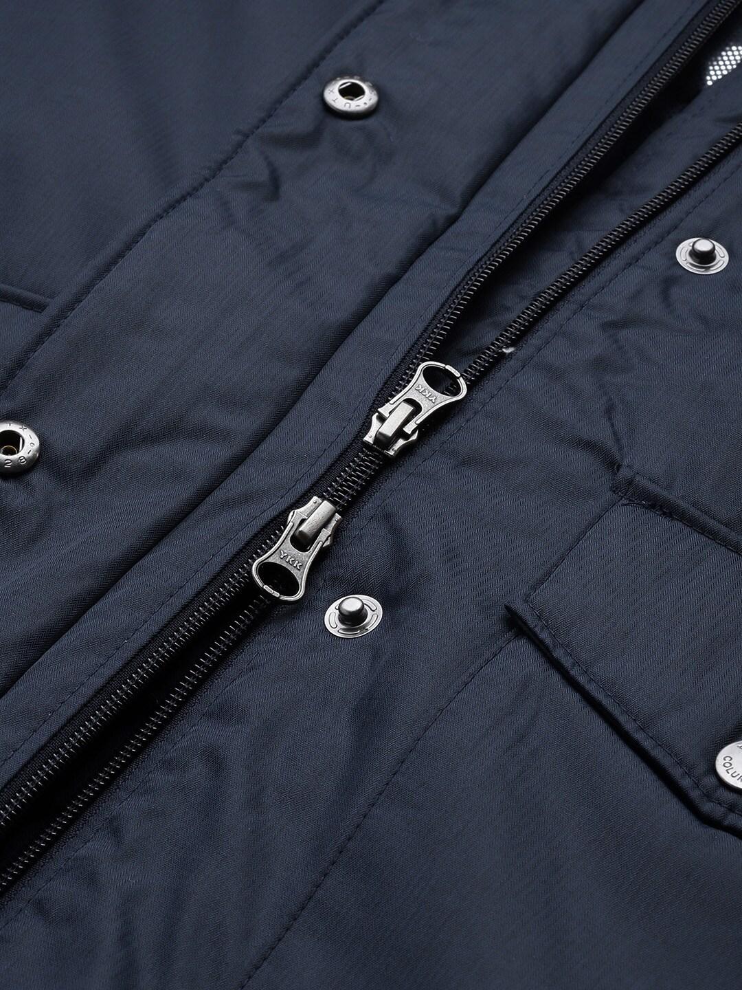 Columbia Women Navy Blue Suttle Mountain Long Insulated Jacket