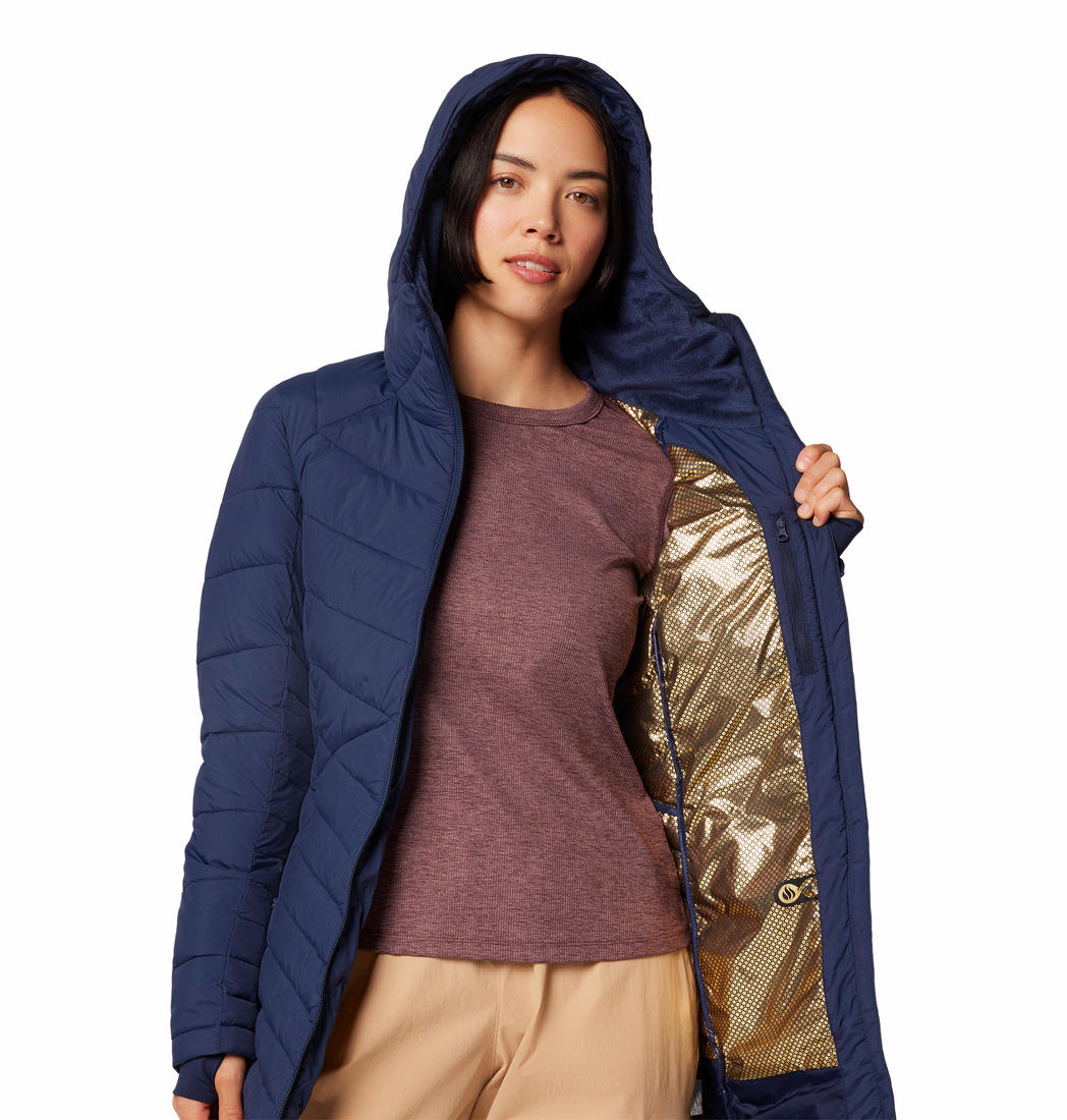 Columbia Womens Blue Joy Peak II Mid Jacket