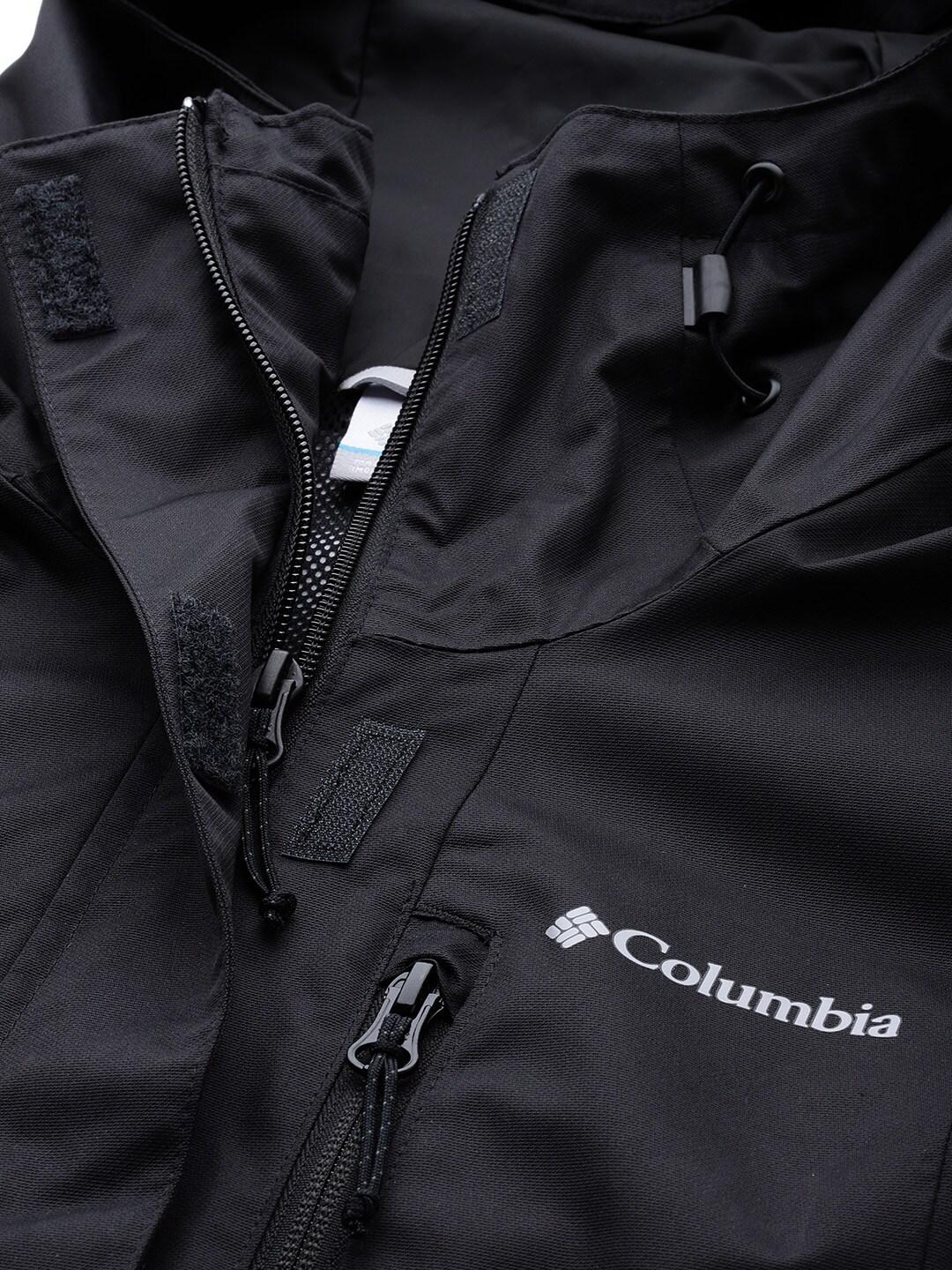 Columbia Women Black Hikebound Rain Jacket