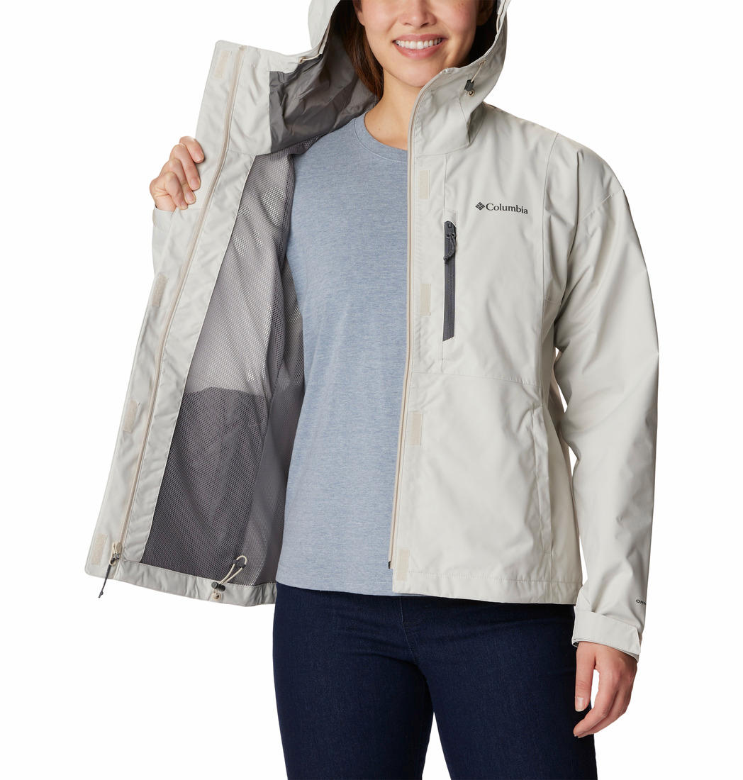 Columbia Women Beige Hikebound Rain Jacket
