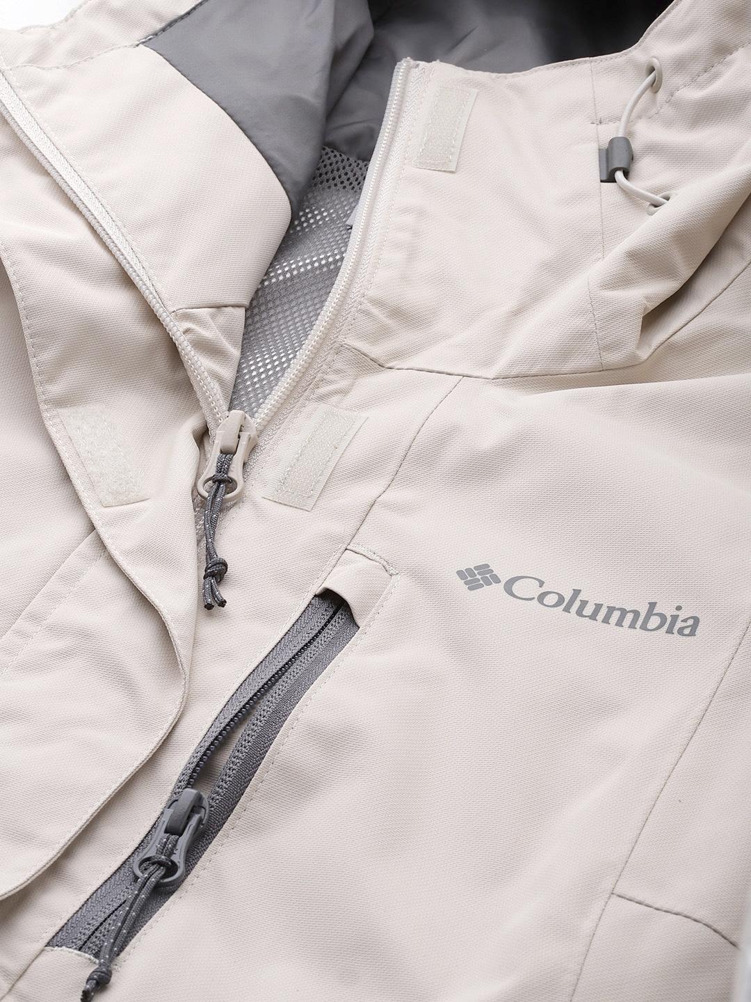 Columbia Women Beige Hikebound Rain Jacket