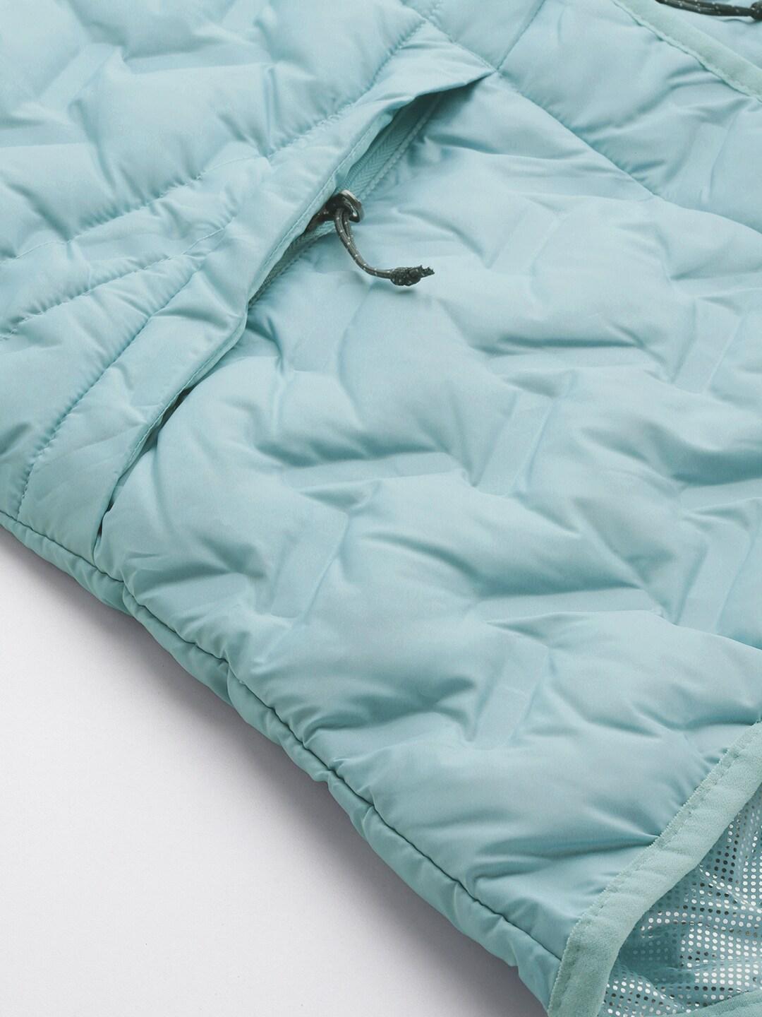 Columbia Women Blue Delta Ridge Hooded Vest