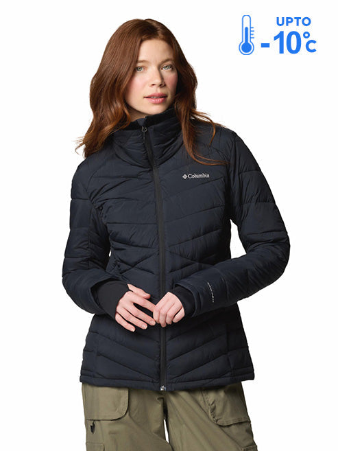 Columbia Women Black Omni-Heat Inifnity Joy Peak II Down Jacket