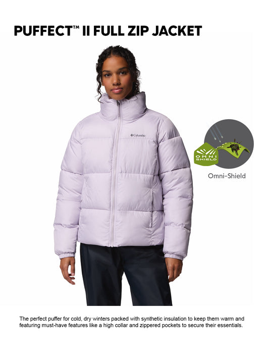 Columbia Women Purple Omni-Shield Puffect II Down Jacket