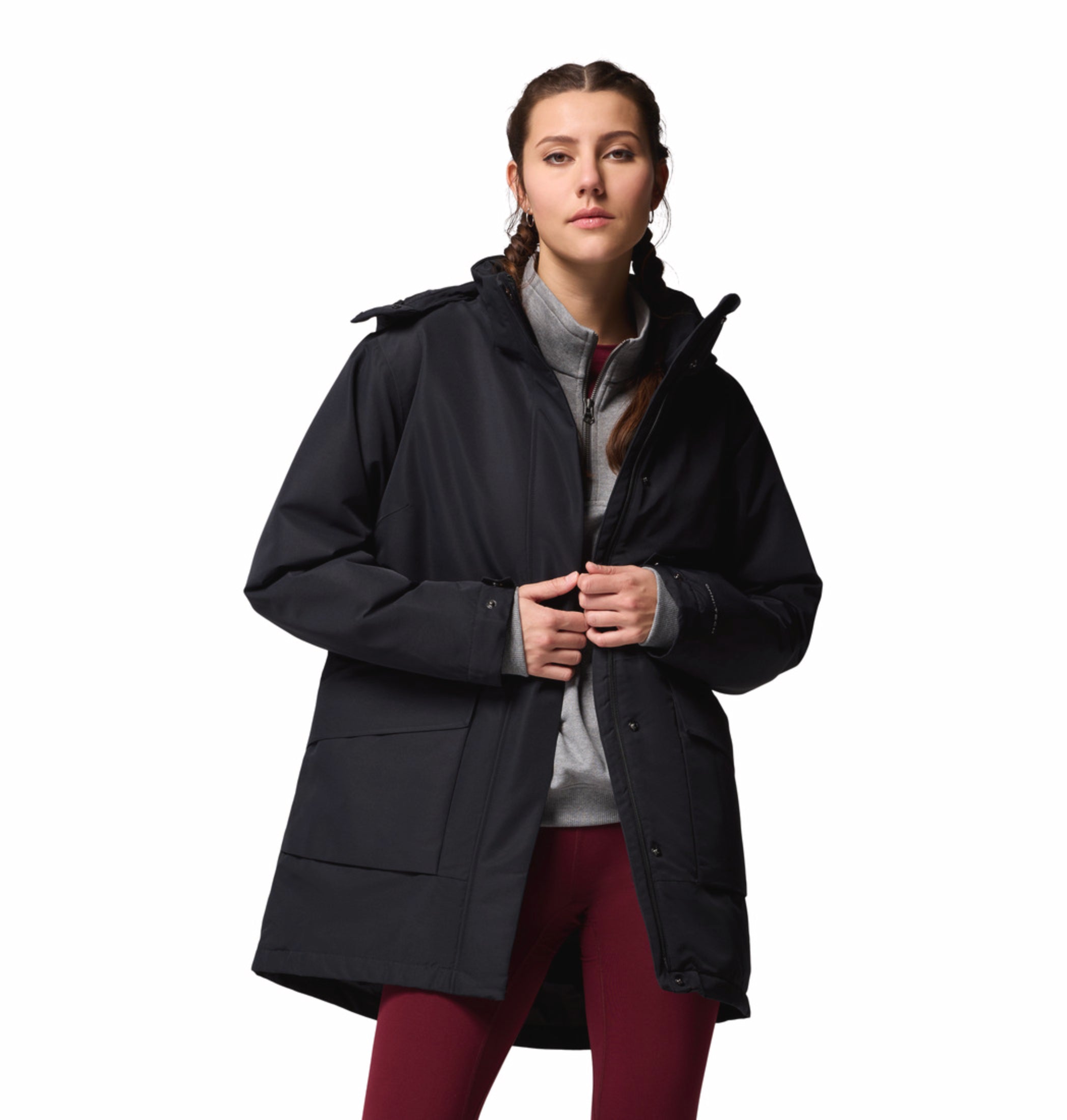 women black omni heat infinity pulaski parka jacket