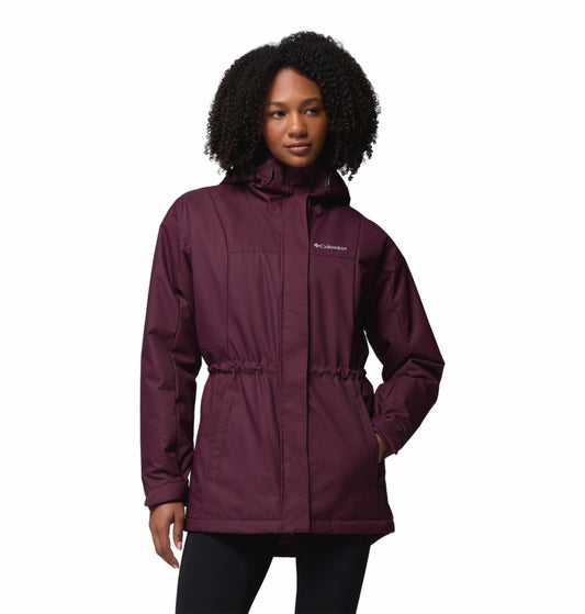 women red omni heat reflective hikebound ii jacket