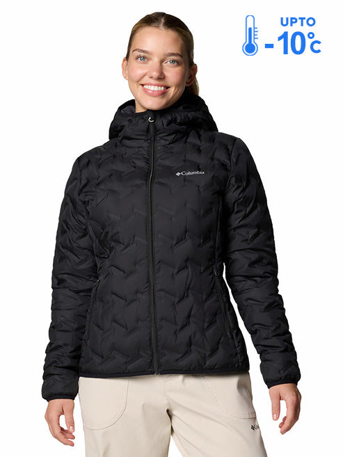 Columbia Delta Ridge II Women's Down Hooded Jacket Black