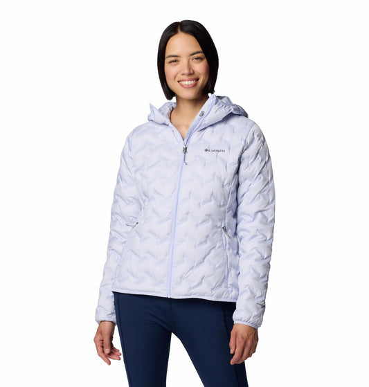 Columbia Womens Purple Delta Ridge II Down Hooded Jacket