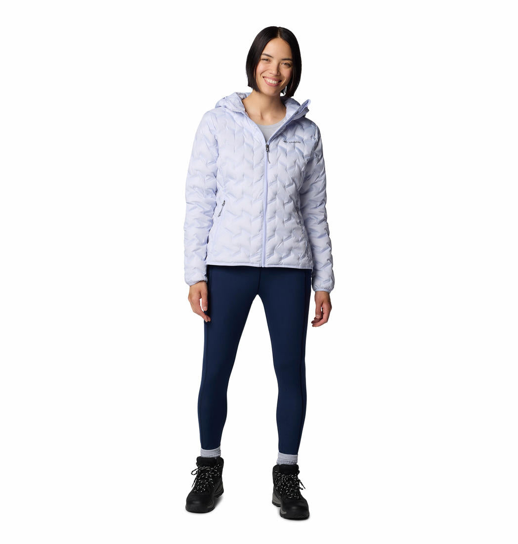 Columbia Womens Purple Delta Ridge II Down Hooded Jacket