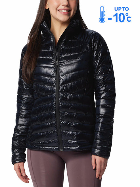 Columbia Women Black Omni-Heat Inifnity Labyrinth Loop II Down Jacket