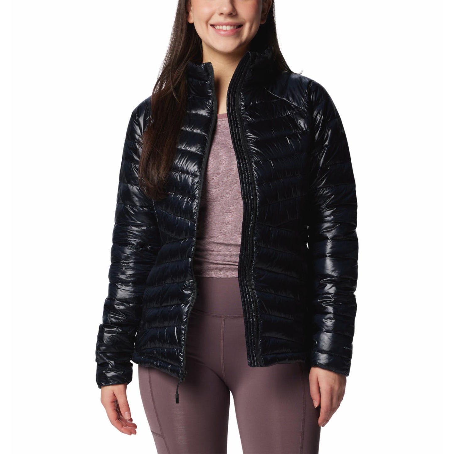 Columbia Women Black Omni-Heat Inifnity Labyrinth Loop II Down Jacket