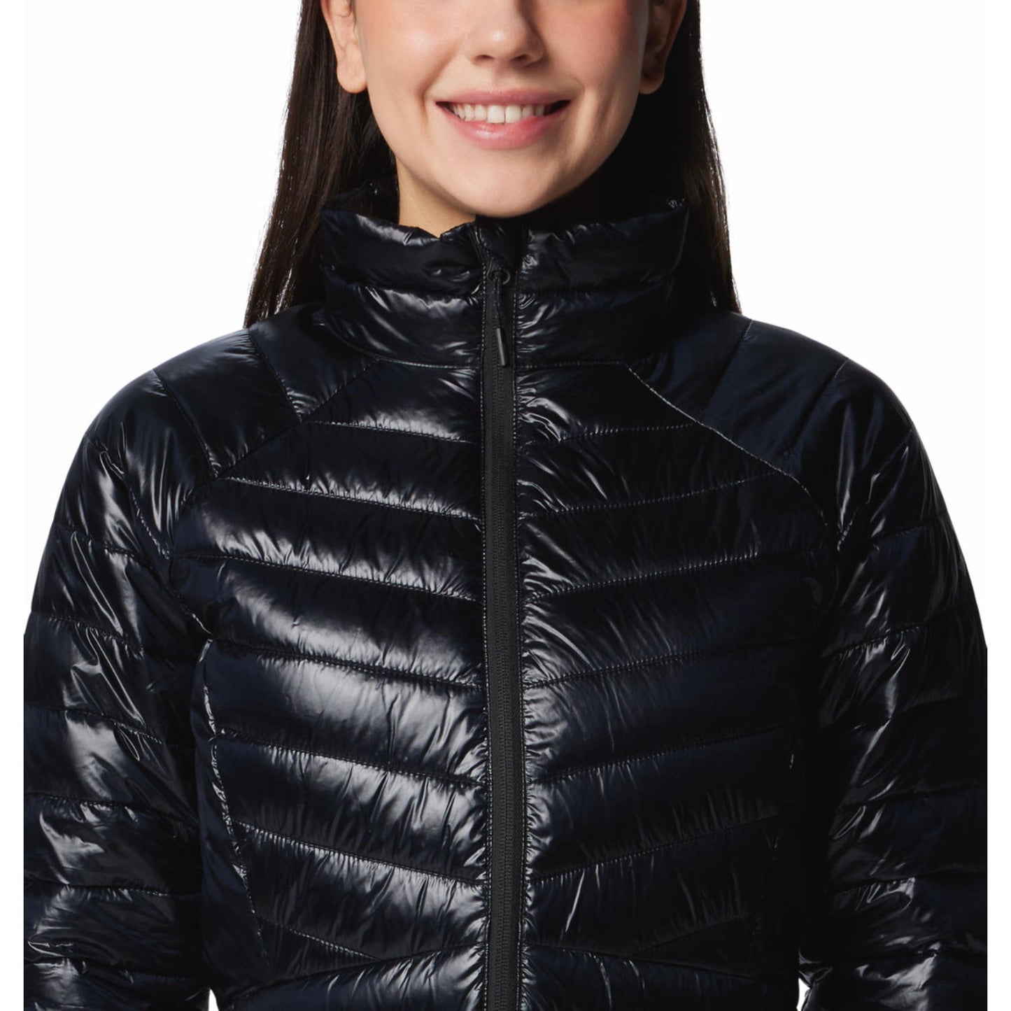 Columbia Women Black Omni-Heat Inifnity Labyrinth Loop II Down Jacket
