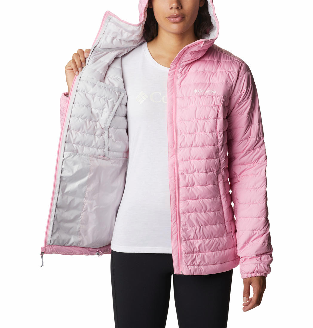 Columbia Women Pink Silver Falls Hooded Jacket