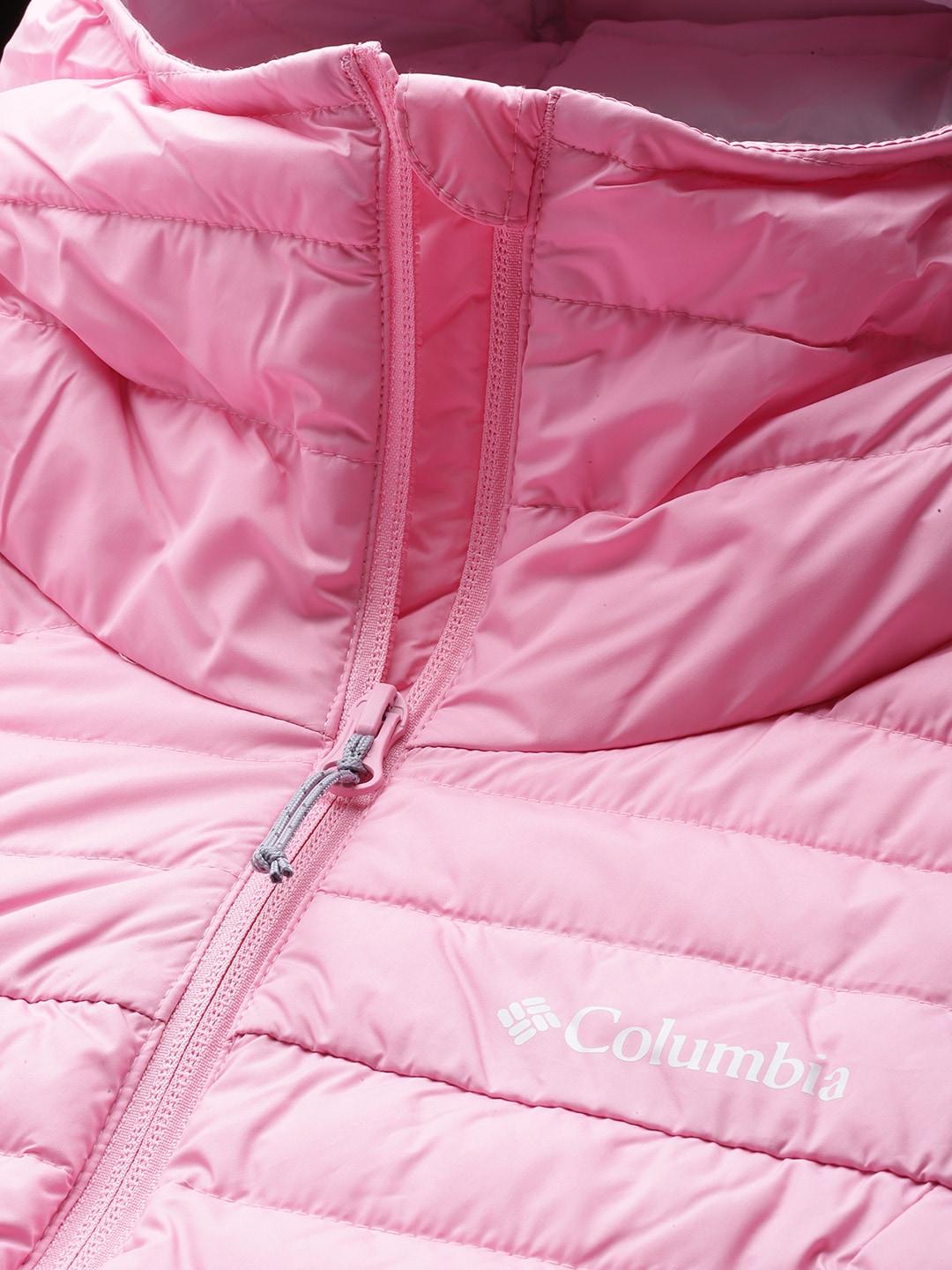 Columbia Women Pink Silver Falls Hooded Jacket