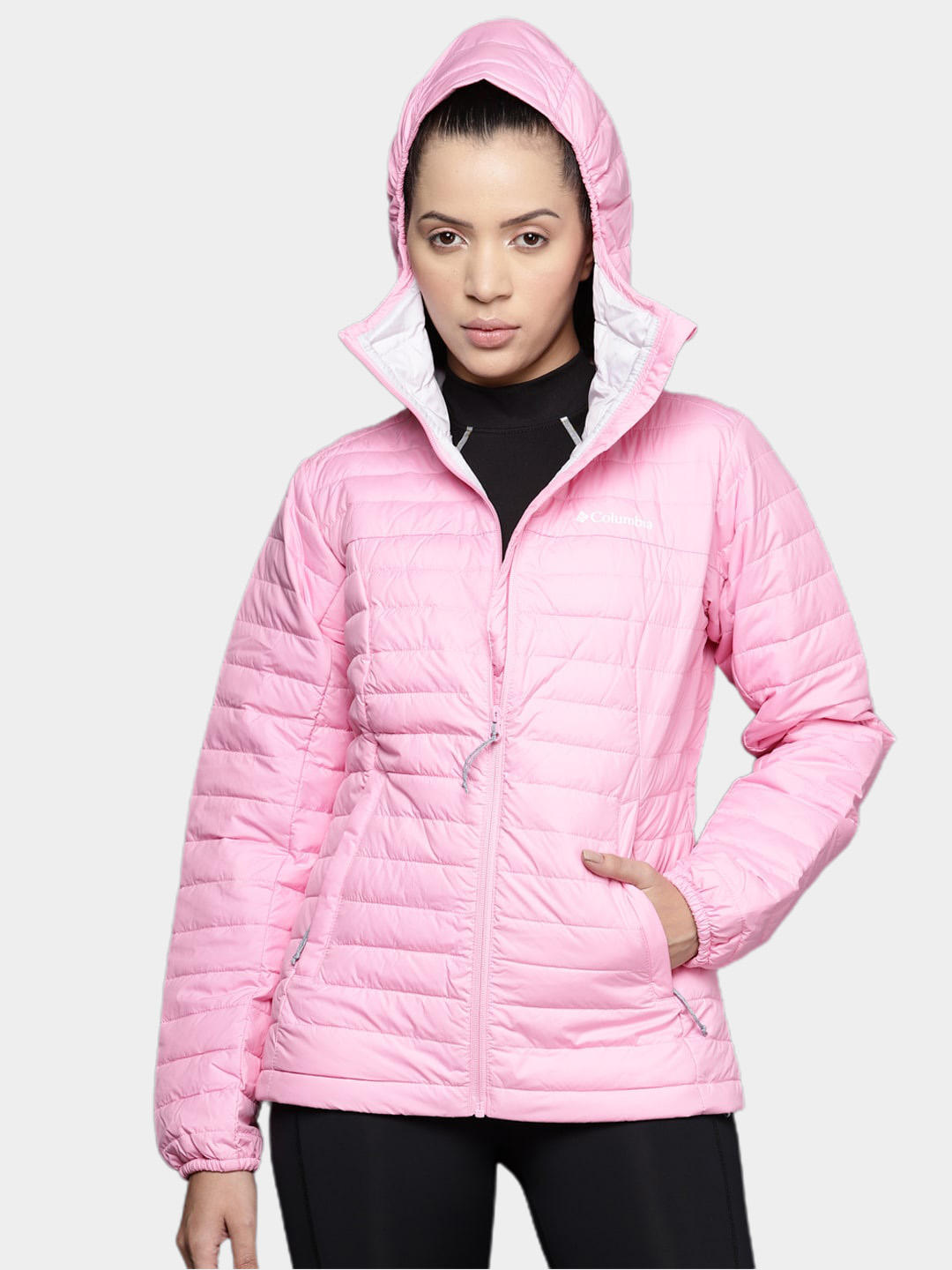 Columbia Women Pink Silver Falls Hooded Jacket