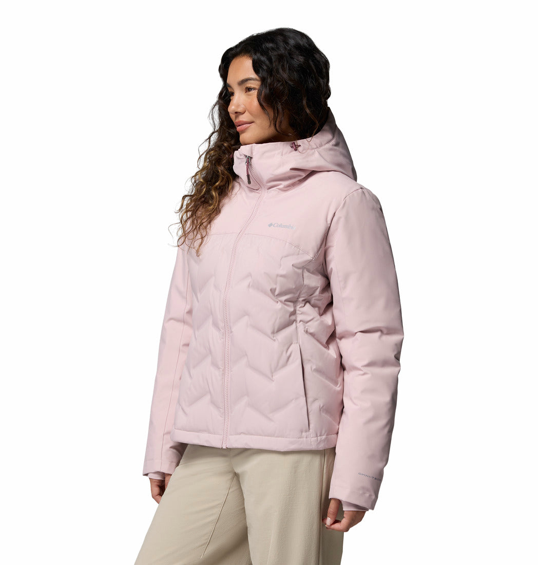 Columbia Women Red Omni-Heat Infinity Grand Trek III Down Jacket