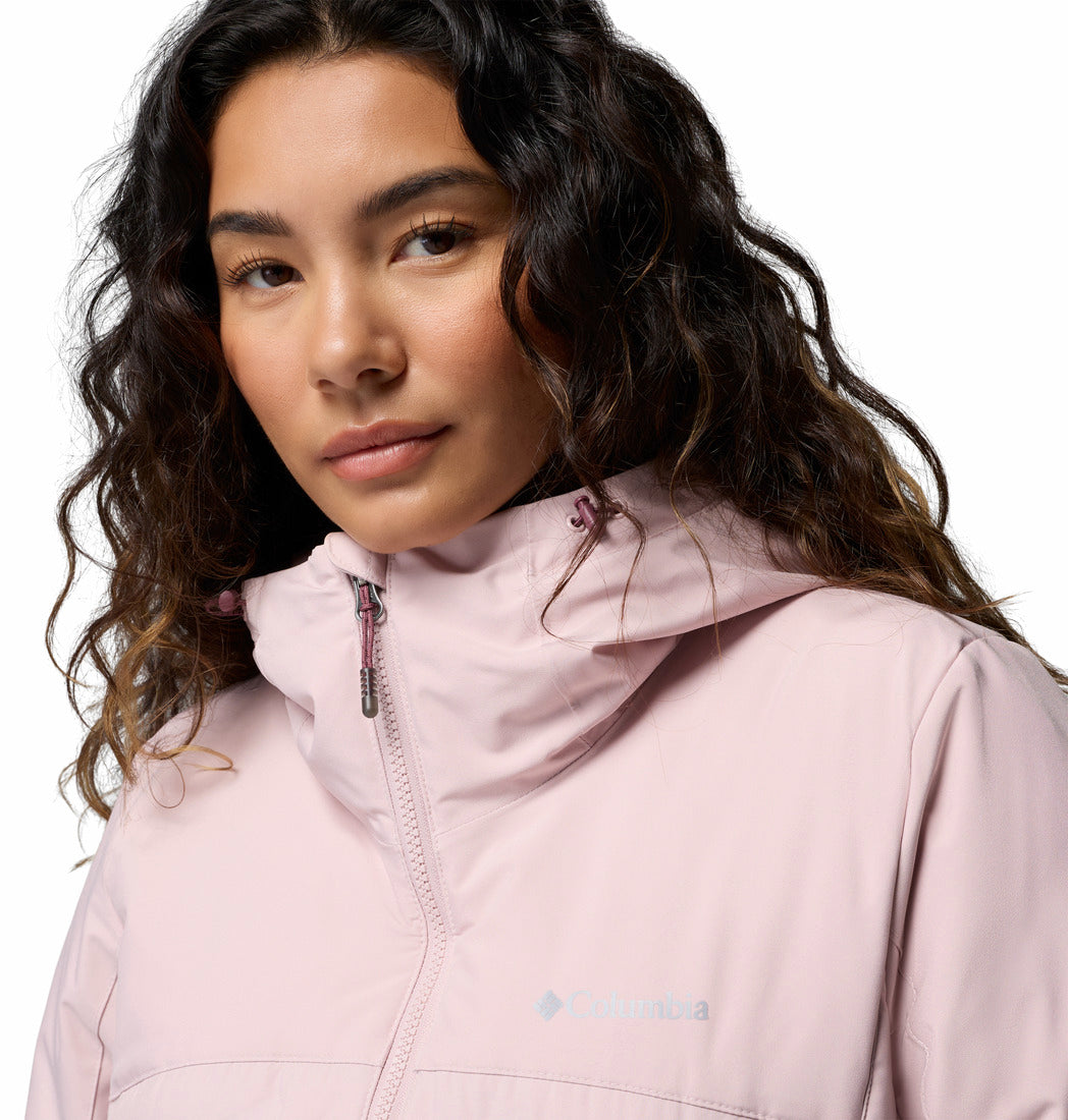 Columbia Women Red Omni-Heat Infinity Grand Trek III Down Jacket