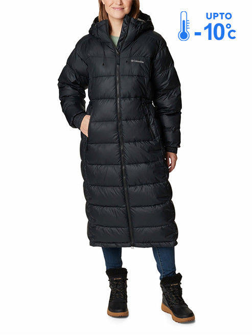 Columbia Women Black Pike Lake II Long Jacket
