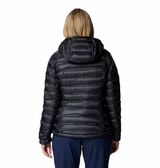 Columbia Womens Black Pebble Peak II Down Hooded Jacket