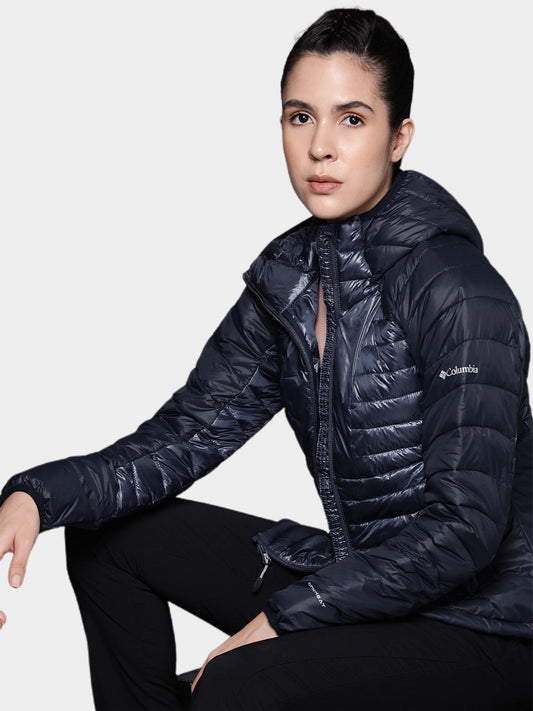 Columbia Women Blue Labyrinth Loop Hooded Jacket