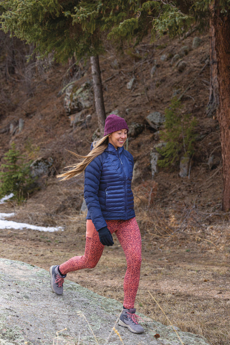 Columbia Women Blue Labyrinth Loop Hooded Jacket
