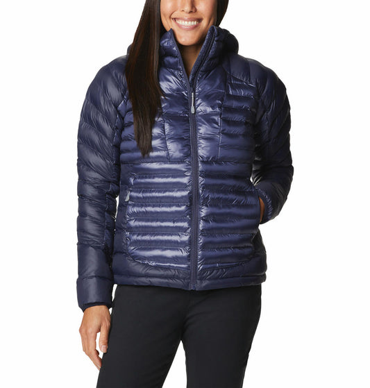 Columbia Women Blue Labyrinth Loop Hooded Jacket
