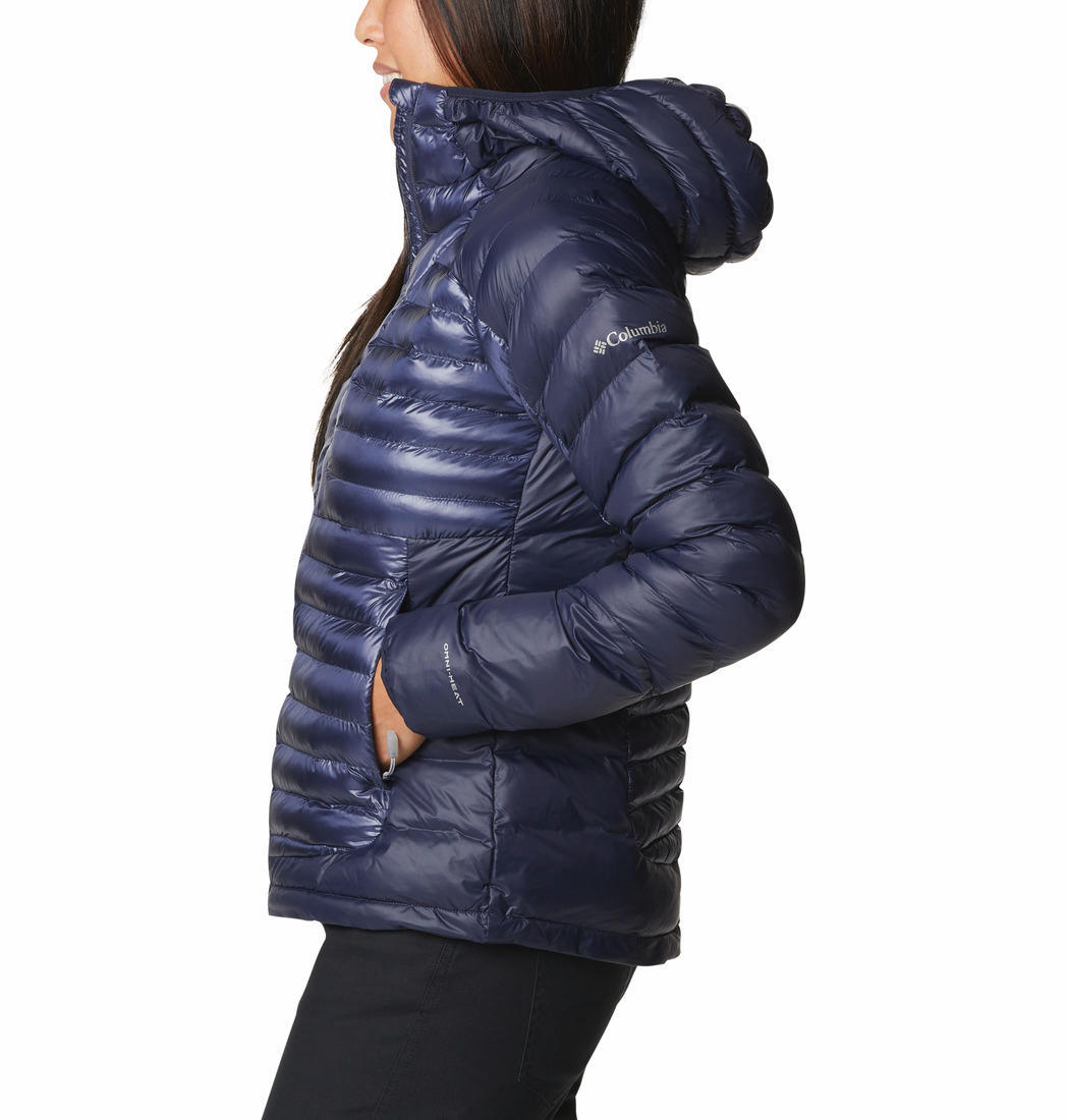 Columbia Women Blue Labyrinth Loop Hooded Jacket
