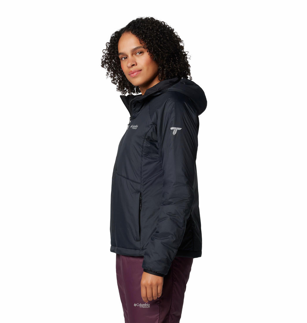 Columbia Womens Black Silver Leaf II Stretch Insulated Jacket