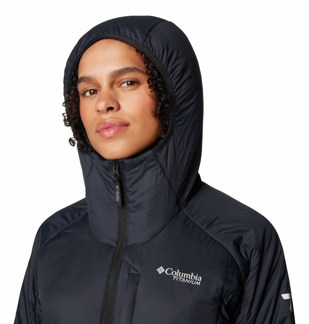 Columbia Womens Black Silver Leaf II Stretch Insulated Jacket