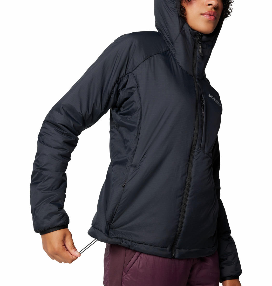 Columbia Womens Black Silver Leaf II Stretch Insulated Jacket