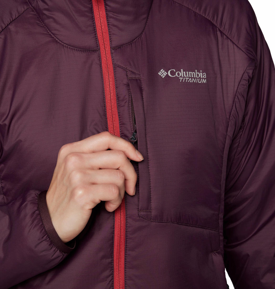 Columbia Womens Red Silver Leaf II Stretch Insulated Jacket