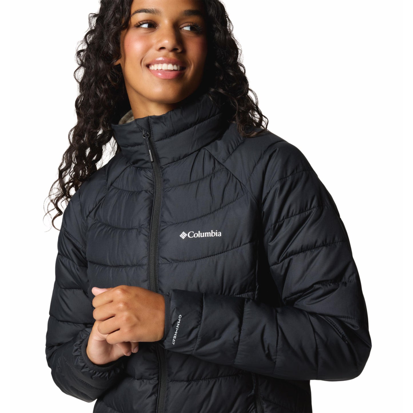 Columbia Women Black Powder Lite II Full Zip Jacket