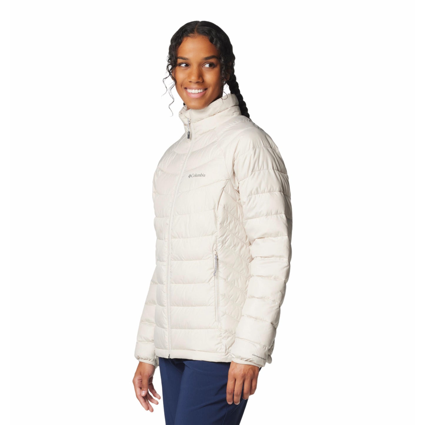 Columbia Women Brown Omni-Heat Reflective Powder Lite II Jacket