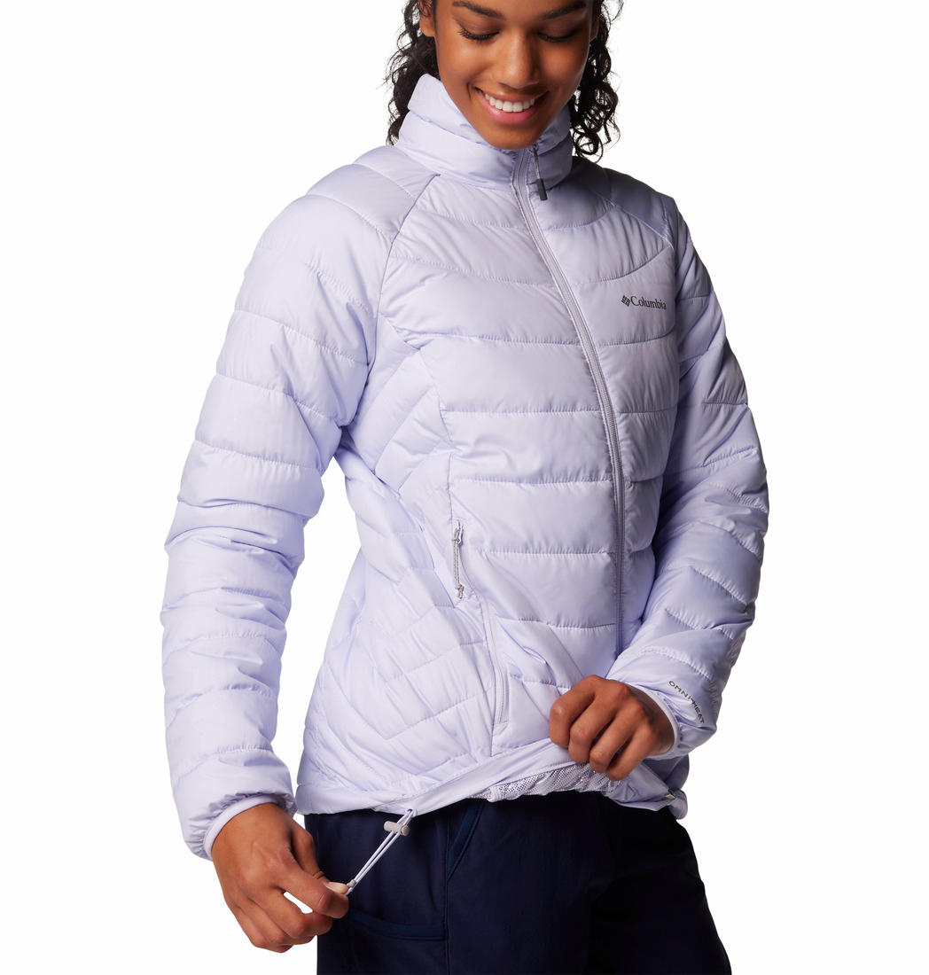 Columbia Womens Purple Powder Lite II Full Zip Jacket