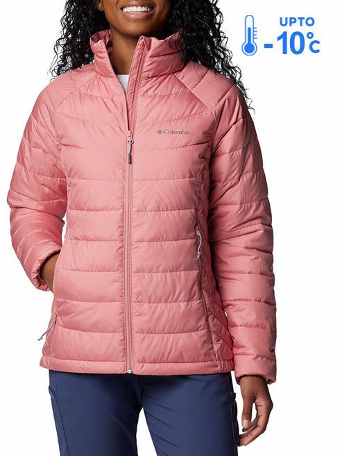 Columbia Women Pink Omni-Heat Reflective Powder Lite II Down Jacket