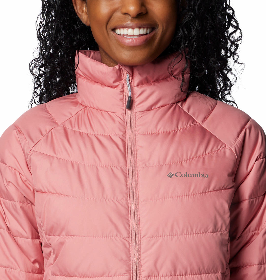 Columbia Womens Red Powder Lite II Full Zip Jacket